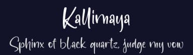 Kallimaya by Perspectype Studio - Letterena.com — Script Handwritten Font — thumbnail 2