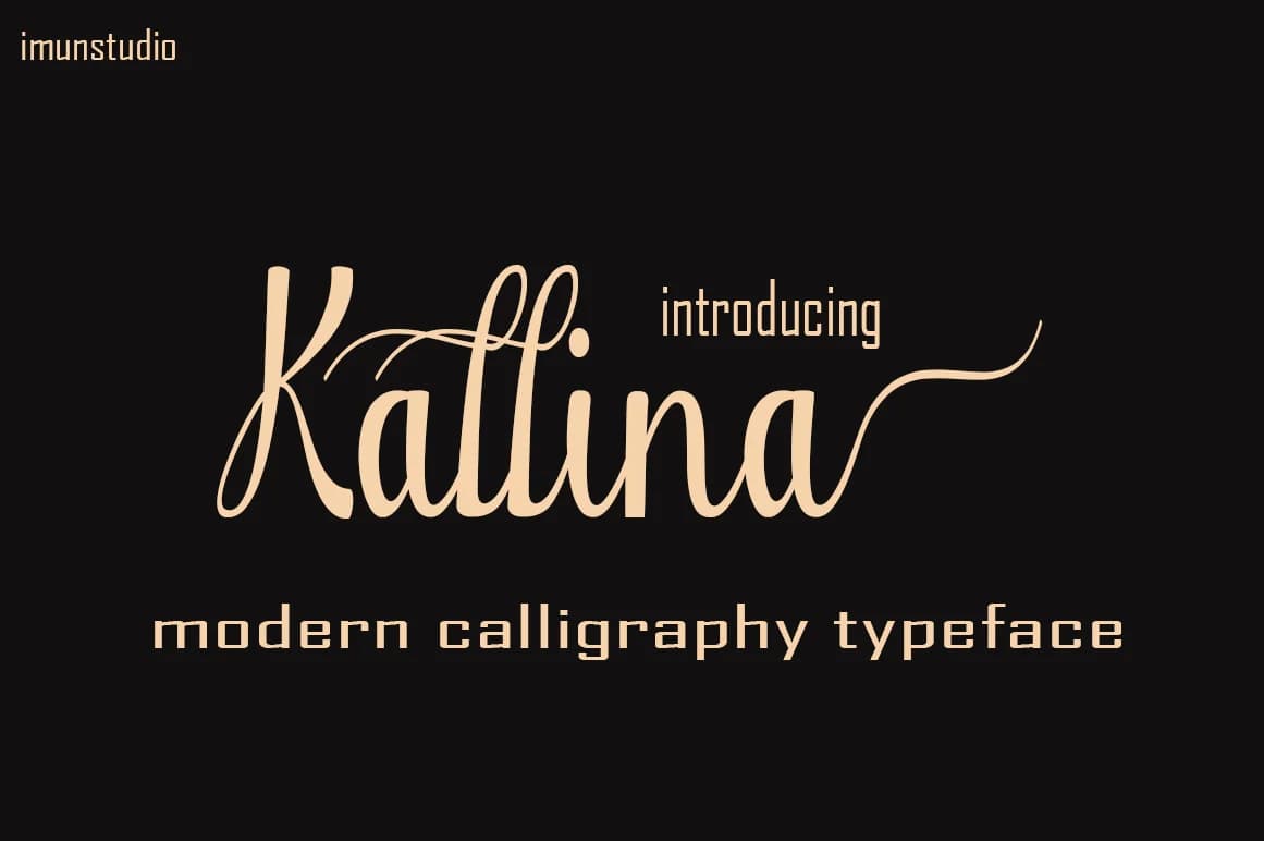 Kallina Font by Imun Studio — Script Handwritten Font