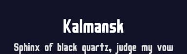 Kalmansk by Simo Herold — Sans Serif Font — thumbnail 2