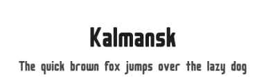 Kalmansk by Simo Herold — Sans Serif Font — thumbnail 1