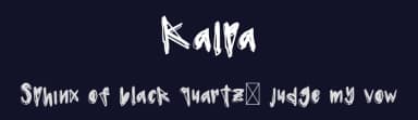 Kalpa by Denden Mushi Inc — Script Handwritten Font — thumbnail 2