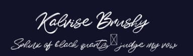 Kalvise Brushy by Kotak Kuning Studio — Script Handwritten Font — thumbnail 2