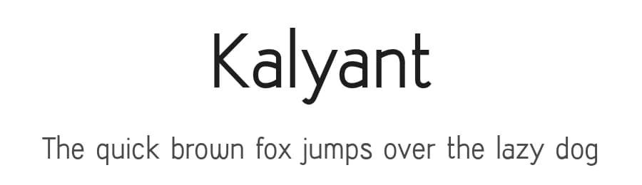Kalyant by Sign Studio — Sans Serif Font