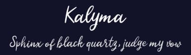 Kalyma by Creatype Studio — Script Handwritten Font — thumbnail 2