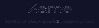 Kame by Jehoo Creative — Sans Serif Font — thumbnail 2