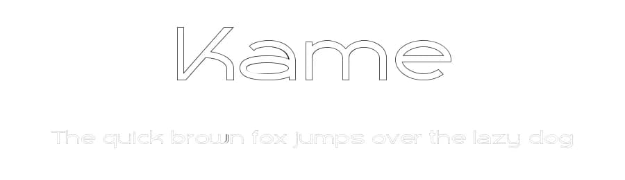 Kame by Jehoo Creative — Sans Serif Font