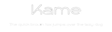 Kame by Jehoo Creative — Sans Serif Font — thumbnail 1