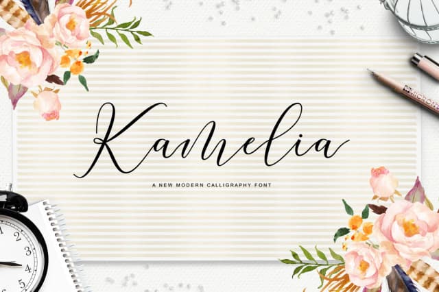Kamelia Font by Megatype — Script Handwritten Font