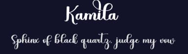 Kamila by FreshtypeINK — Script Handwritten Font — thumbnail 2
