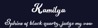 Kamilya by Creatype Studio — Script Handwritten Font — thumbnail 2