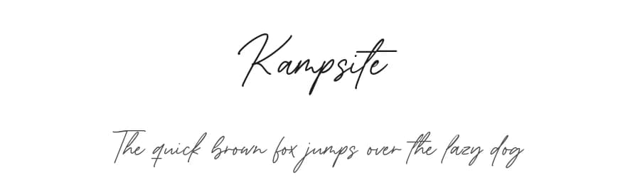 Kampsite by Balpirick Studio — Script Handwritten Font