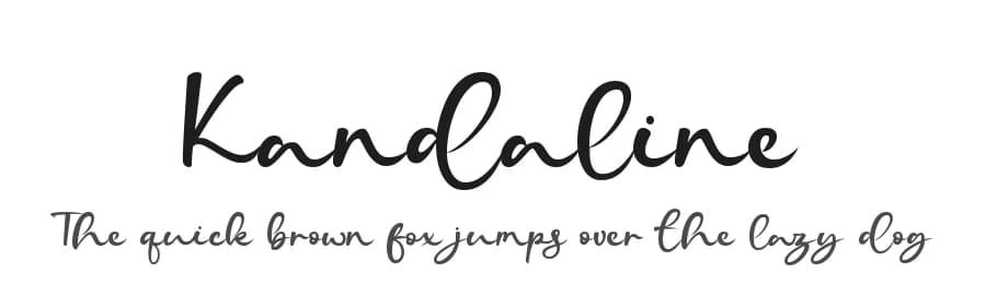 Kandaline by Almarkhatype — Script Handwritten Font