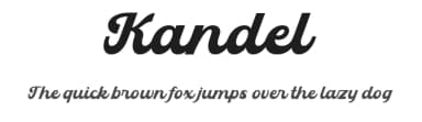 Kandel by Ahweproject — Script Handwritten Font — thumbnail 1