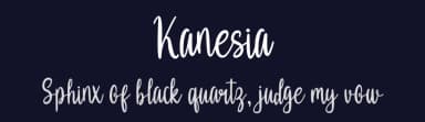 Kanesia by Graphix Line Studio — Script Handwritten Font — thumbnail 2