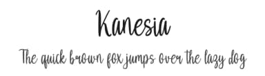 Kanesia by Graphix Line Studio — Script Handwritten Font — thumbnail 1