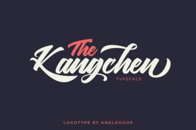 Kangchen Font by Analogous — Script Handwritten Font — thumbnail 1