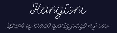 Kangtoni by StringLabs Creative Studio — Script Handwritten Font — thumbnail 2