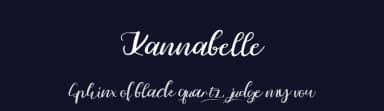 Kannabelle by Mariyana — Script Handwritten Font — thumbnail 2