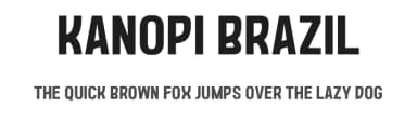Kanopi Brazil by Raxel Studio — Sans Serif Font — thumbnail 1