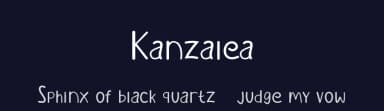 Kanzalea by Nirmala Graphics — Script Handwritten Font — thumbnail 2