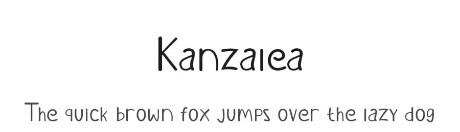 Kanzalea by Nirmala Graphics — Script Handwritten Font