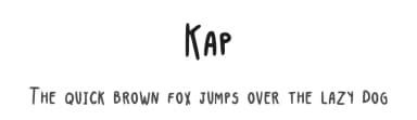 Kap by Carolina Valtuille — Script Handwritten Font — thumbnail 1