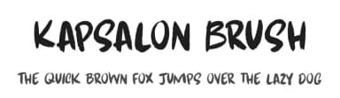 Kapsalon Brush by Hanoded — Script Handwritten Font — thumbnail 1