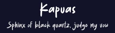 Kapuas by Weape Studio — Script Handwritten Font — thumbnail 2