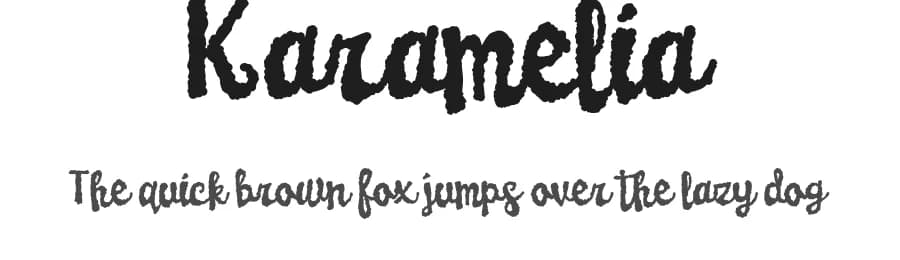 Karamelia by Pizzadude — Script Handwritten Font