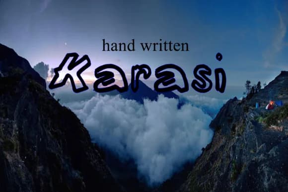 Karasi Font by steponestudio — Script Handwritten Font