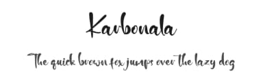 Karbonala by Staircase Studio — Script Handwritten Font — thumbnail 1