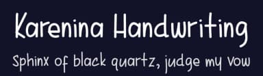 Karenina Handwriting by Kurnia Setyadi — Script Handwritten Font — thumbnail 2