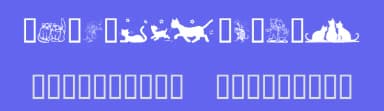 Karen's Kitties by House of Lime — Dingbats Font — thumbnail 3