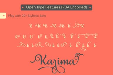 Karima Font by The Traveling Fox — Script Handwritten Font — thumbnail 5