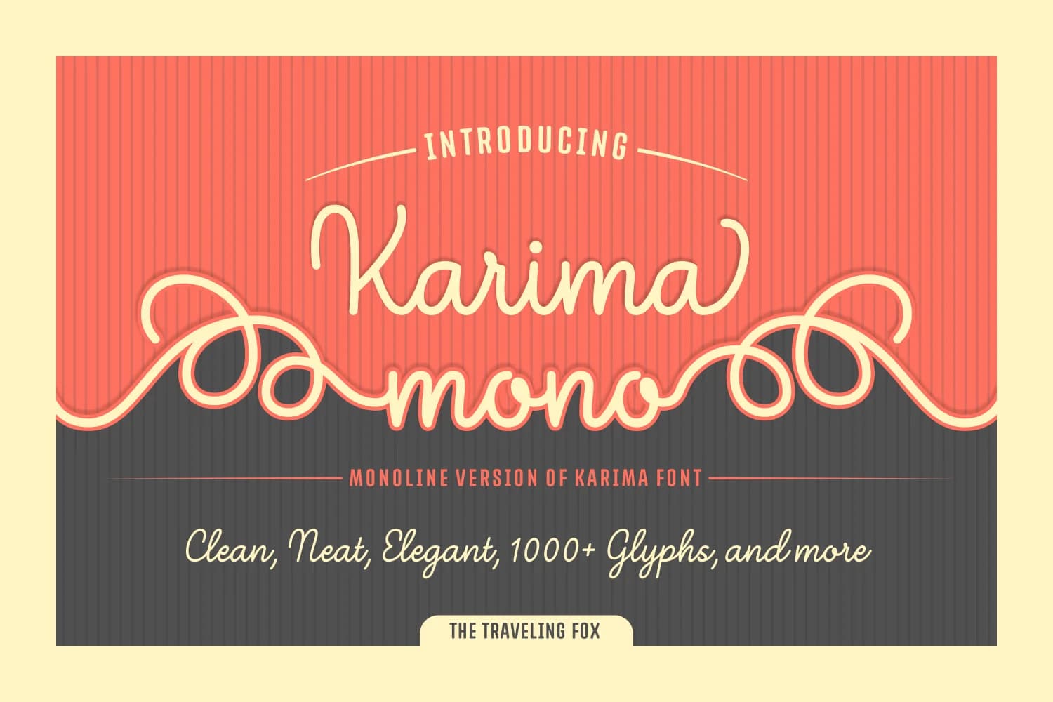 Karima Mono Font by The Traveling Fox — Script Handwritten Font