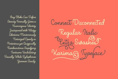 Karima Mono Font by The Traveling Fox — Script Handwritten Font — thumbnail 7