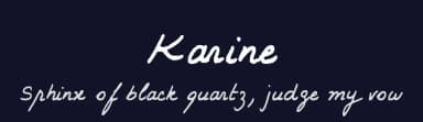 Karine by philing.net — Script Handwritten Font — thumbnail 2