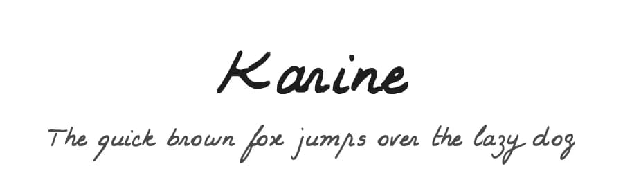 Karine by philing.net — Script Handwritten Font
