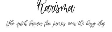 Karisma by EyeCone — Script Handwritten Font — thumbnail 1