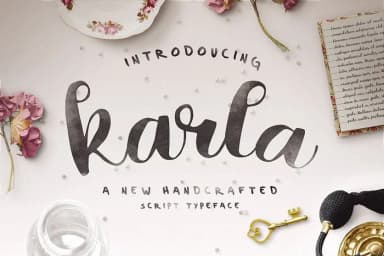 Karla Font by Noe Araujo — Script Handwritten Font — thumbnail 1