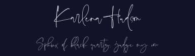 Karlena Hudson by Etigletters — Script Handwritten Font — thumbnail 2