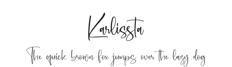 Karlissta by Perspectype Studio - Letterena.com — Script Handwritten Font