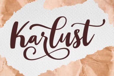 Karlust Font by Keithzo (7NTypes) — Script Handwritten Font — thumbnail 1