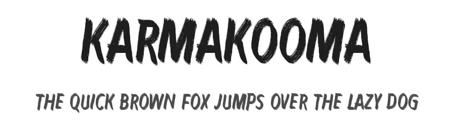 Karmakooma by Juha Korhonen — Script Handwritten Font