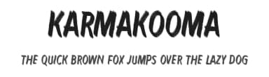 Karmakooma by Juha Korhonen — Script Handwritten Font — thumbnail 1