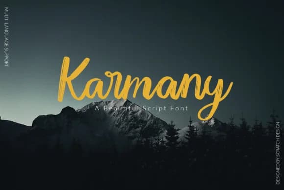 Karmany Font by Scratch Design — Script Handwritten Font