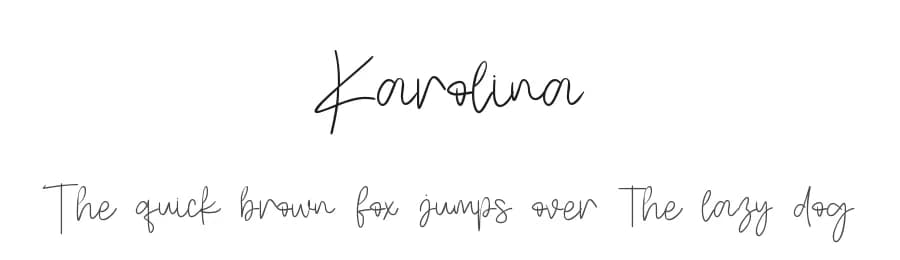 Karolina by Letterafa Studio — Script Handwritten Font — preview 1