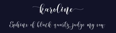 Karoline by Gilar Studio — Script Handwritten Font — thumbnail 2