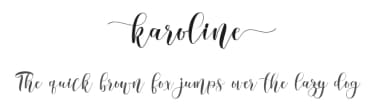 Karoline by Gilar Studio — Script Handwritten Font — thumbnail 1