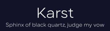 Karst by Type Forward Foundry — Sans Serif Font — thumbnail 2